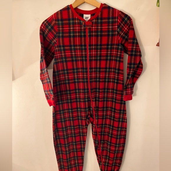 Lands’ End Plaid Footed Onesie Pajamas 8 - Picture 2 of 9